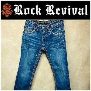 Rock Revival Men's 31X31 Clive Boot Jeans